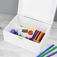 Personalised Unicorn White Wooden Keepsake Box Extra Image 2 Preview